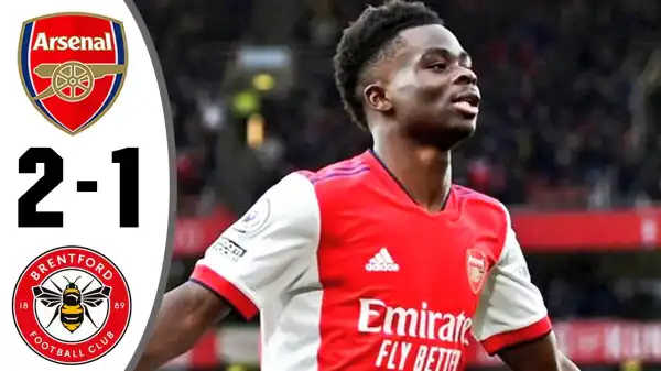 Arsenal vs Brentford 2 − 1 (Premier League 2022 Goals & Highlights)