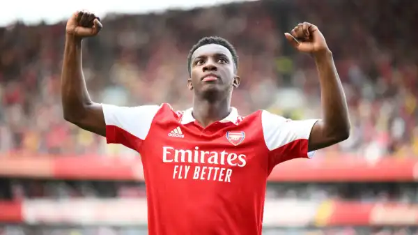 Eddie Nketiah: Mikel Arteta made it 