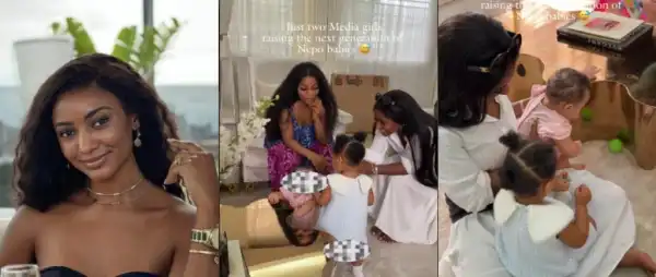 “Motherhood Isn’t Easy”- Actress Simi Drey Sends Warm Shout-Out To Mothers In Sweet Family Clip