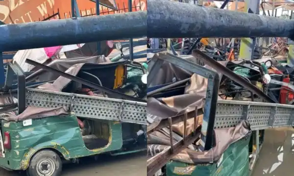 Aba billboard accident: Tricycle union demands compensation for victim’s family