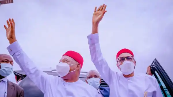 Why Uzodimma ‘welcomed’ Buhari with Osadebe instead of warrior, Chimezie