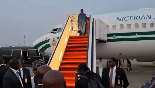 Tinubu arrives Nigeria after three-nation visit