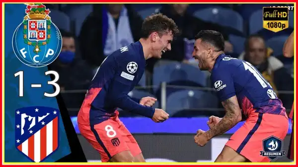 Porto vs Atletico Madrid 1 − 3 (Champions League 2021 Goals & Highlights)