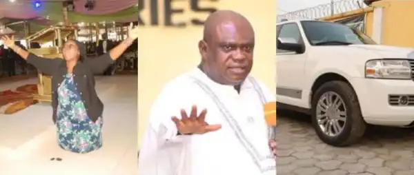 “Gift Goes Out as Gift”- Pastor Chibuzor Gifts Widow His Lincoln Navigator During Church Service