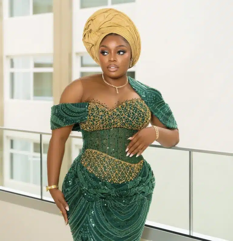 Bisola slams blogger for claiming Sharon Ooja is the 4th wife of her husband