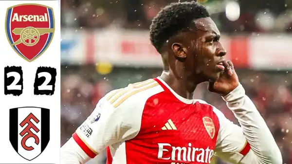 Arsenal vs Fulham 2 - 2 (Premier League Goals & Highlights)