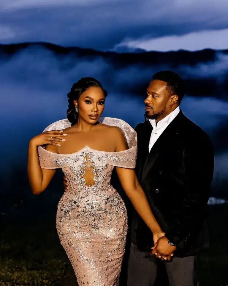 Heartmelting moment Sharon Ooja walks down the aisle