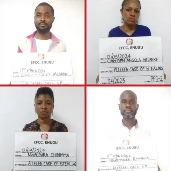EFCC Arraigns 3 Former Access Bank Staff For Stealing N16m