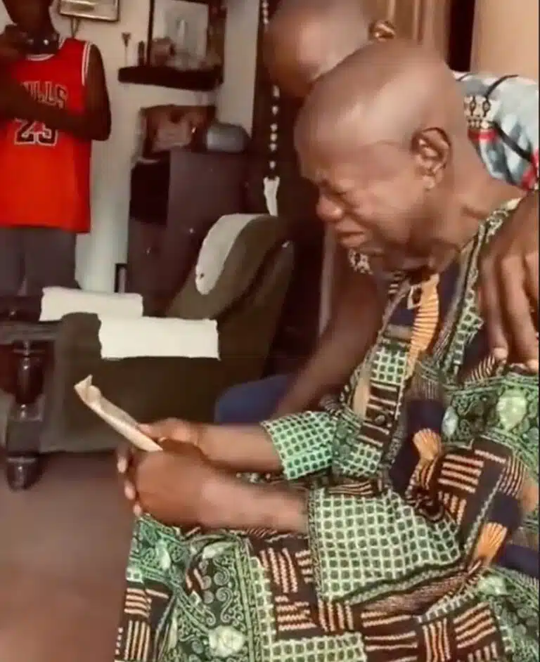 Veteran singer, Mike Ejeagha in tears as his song from 14 years ago goes viral