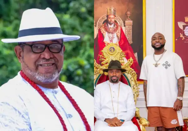 Actor Patrick Doyle queries Davido’s choice of outfit to meet the Olu of Warri