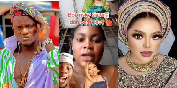 Bobrisky’s sister hits back at Portable, addresses crossdresser as ‘Aunty mi’