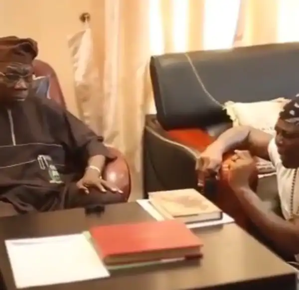 2023: Charly Boy Visits Obasanjo (Video, Photo)