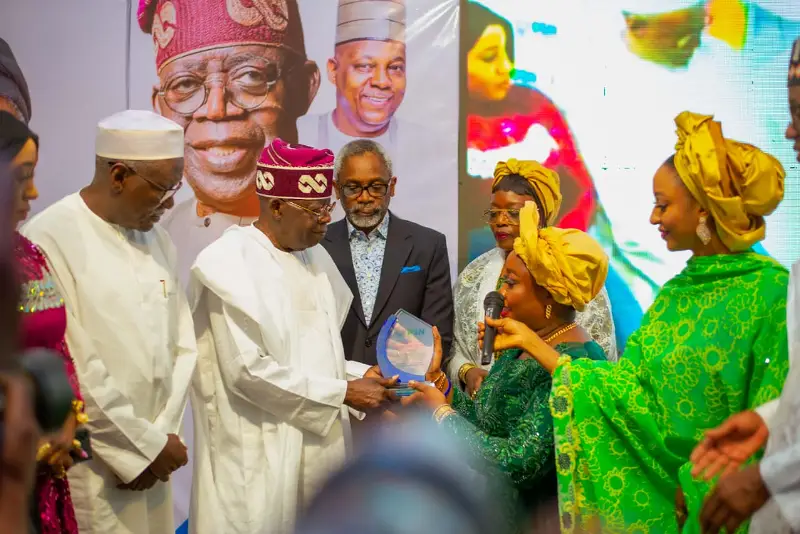 Tinubu receives APC women ‘Icon of Human Development Award’