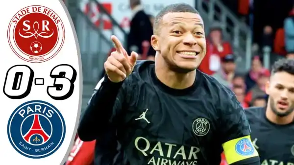 Reims vs PSG 0 - 3 (Ligue 1 Goals & Highlights)