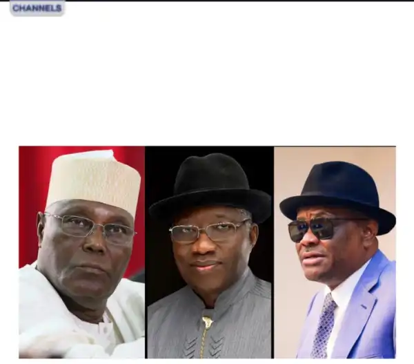 2023: Atiku Rejected Jonathan