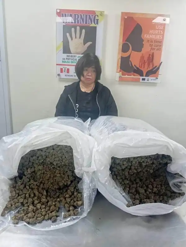 NDLEA arrests Chinese grandma with large consignment of illicit drugs