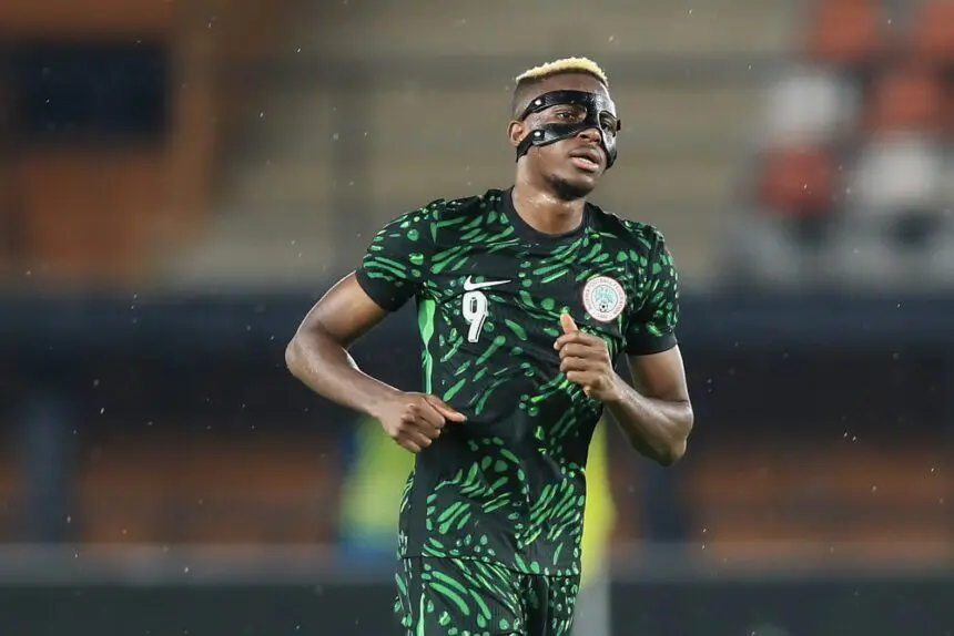 2026 WCQ: Osimhen out of Super Eagles vs South Africa with injury