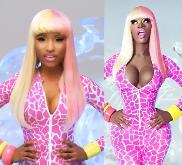 Lil Nas X transforms into Nicki Minaj for Halloween