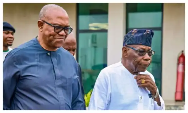 Peter Obi meets Obasanjo