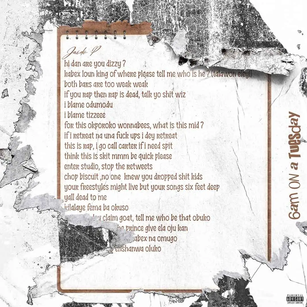 Jaido P - 6am On A Tuesday