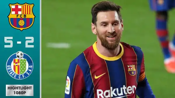 Barcelona vs Getafe  5 - 2 (LA Liga  Goals & Highlights 2021)