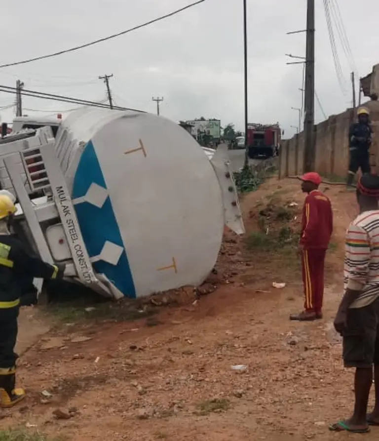 Another petroleum tanker carrying PMS tumbles in Oyo