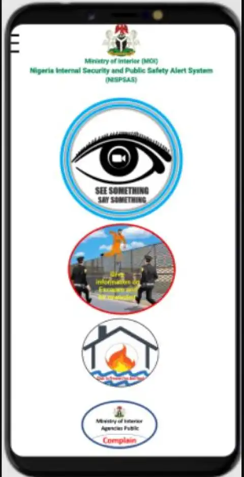 Nigerian Government To Launch Mobile App, NISPSAS Thursday To Tackle Crimes, Disasters