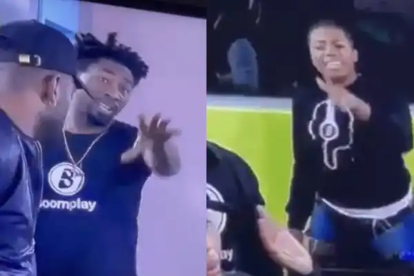 BBNaija: Angel, Boma Fight Dirty Days After Sharing a Kiss 