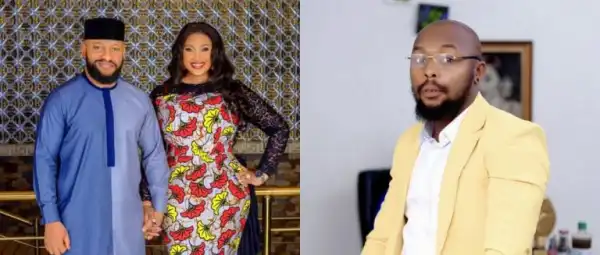 Yul Edochie And Judy Caught On Camera Scratching, Radiogad Accuses Them Having Infection
