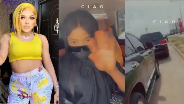 “Best Sugar Daddy Ever” – Bobrisky Flaunts Escort From His Boyfriend