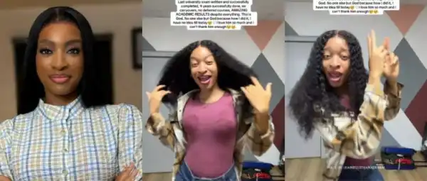 “Despite Everything”- Danielle Dubem Celebrates Graduation With Cryptic Dance Post