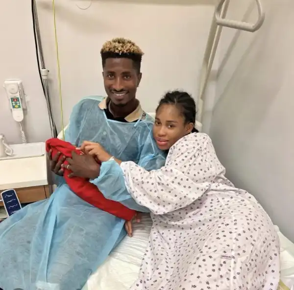 Super Eagles Star, Olayinka, Wife Welcome Baby Boy