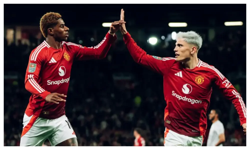 Transfer: Garnacho celebrates as Marcus Rashford leaves Man United