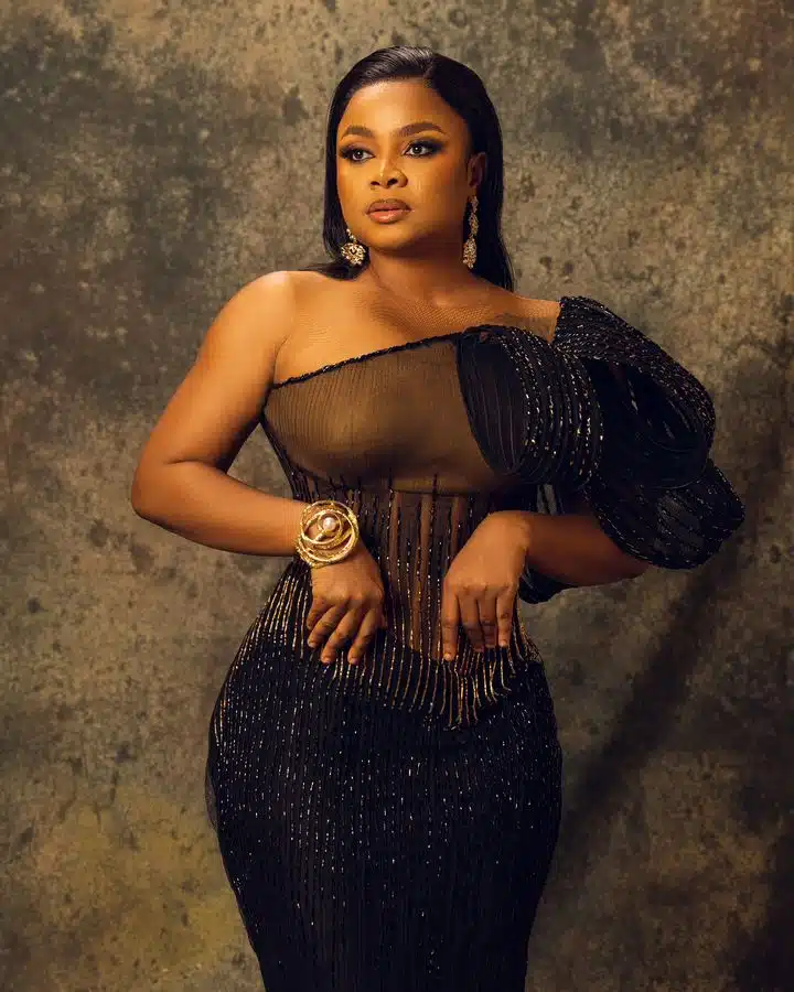 Bimbo Ademoye sends message to future husband, recounts father’s gesture amid pump price hike