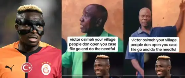 Victor Osimhen’s Alleged Family Members Accuse Him Of Neglecting Them In The Village