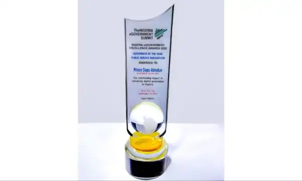 Abiodun wins national award for Ogun’s digital transformation