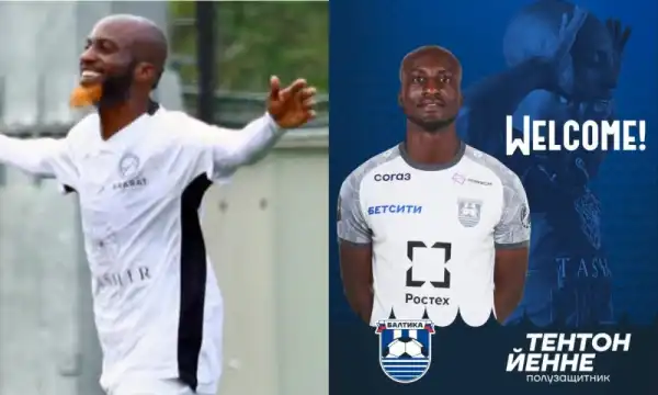 Transfer: Nigerian forward joins Russian club Baltika Kaliningrad