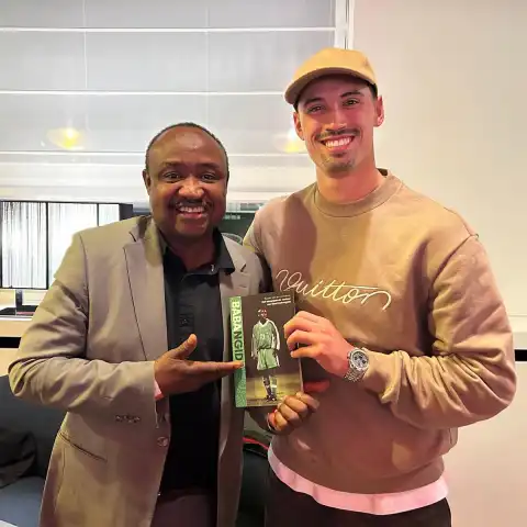 Babangida meets Netherlands international named after him