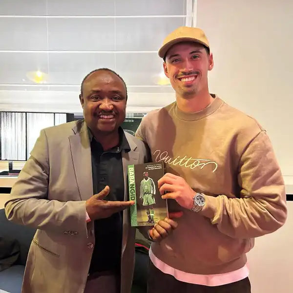 Babangida meets Netherlands international named after him