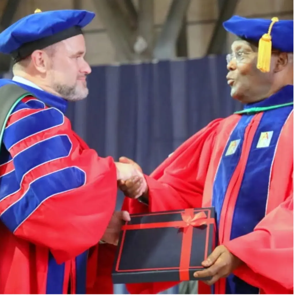 Atiku preaches patience, courage at AUN, Yola graduation ceremony