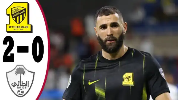 Al Ittihad vs Al Taee 2 - 0 (Saudi Pro League Goals & Highlights)