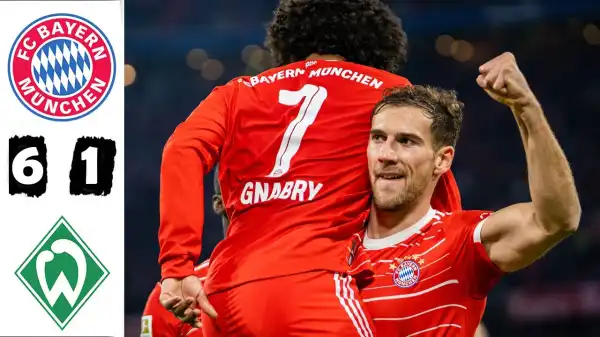 Bayern Munich vs Werder Bremen 6 - 1 (Bundesliga 2022 Goals & Highlights)