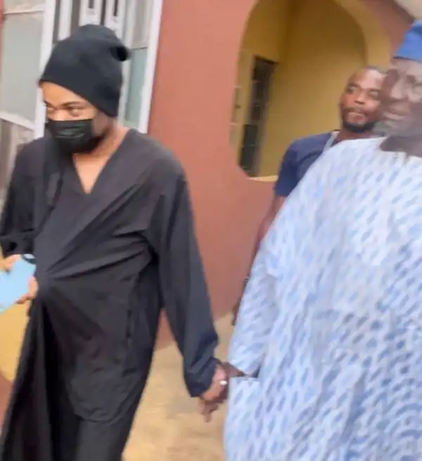 Bobrisky Gifts His Father A Lexus SUV, Cake, And Money Cake On His Birthday (Video)