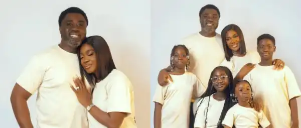 Mercy Johnson Shares Adorable Family Photos in Matching Outfits to Celebrate New Month