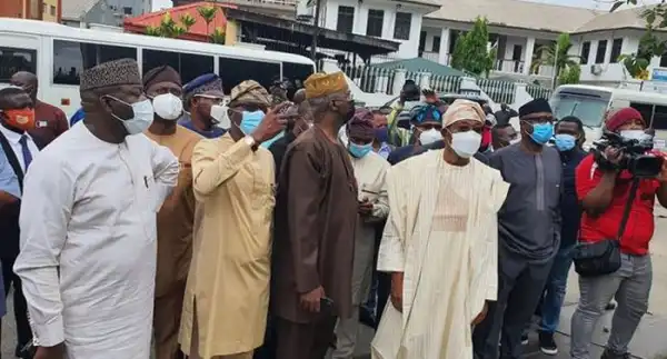 JUST IN!!! Southern Governors Meet In Lagos Today