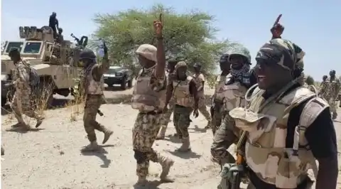 Troops foil attacks on military bases, recover terrorists’ bodies, weapons in Borno