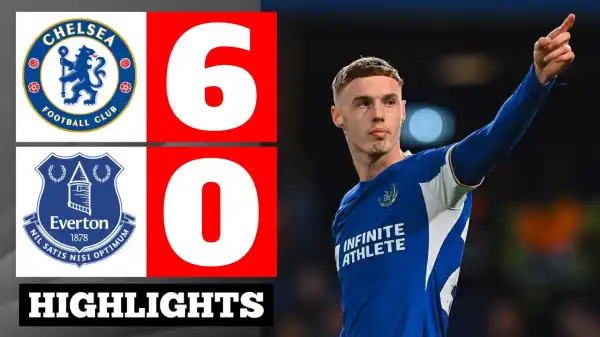 Chelsea vs Everton 6 - 0 (Premier League 2024 Goals & Highlights)