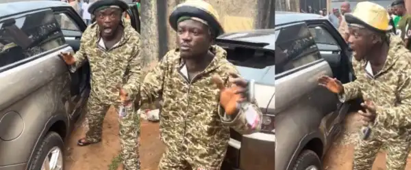 “Na One Door?”- Portable’s Priceless Reaction to Rare Range Rover Goes Viral