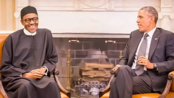 This Photo of President Buhari in office, Imitating Former President Obama will give you goosebumps.