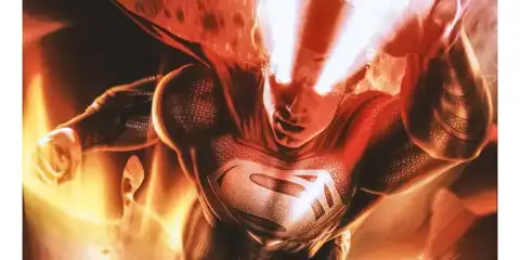 Black Suit Superman Unleashes His Powers In Justice League Snyder Cut Fan Poster